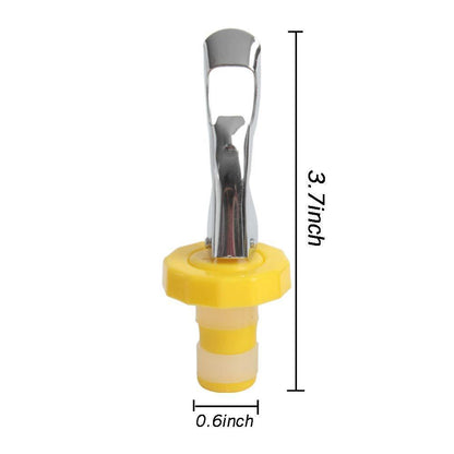 Wine Stoppers 6 PCS Silicone Bottle Stopper Expanding Manual Beverage