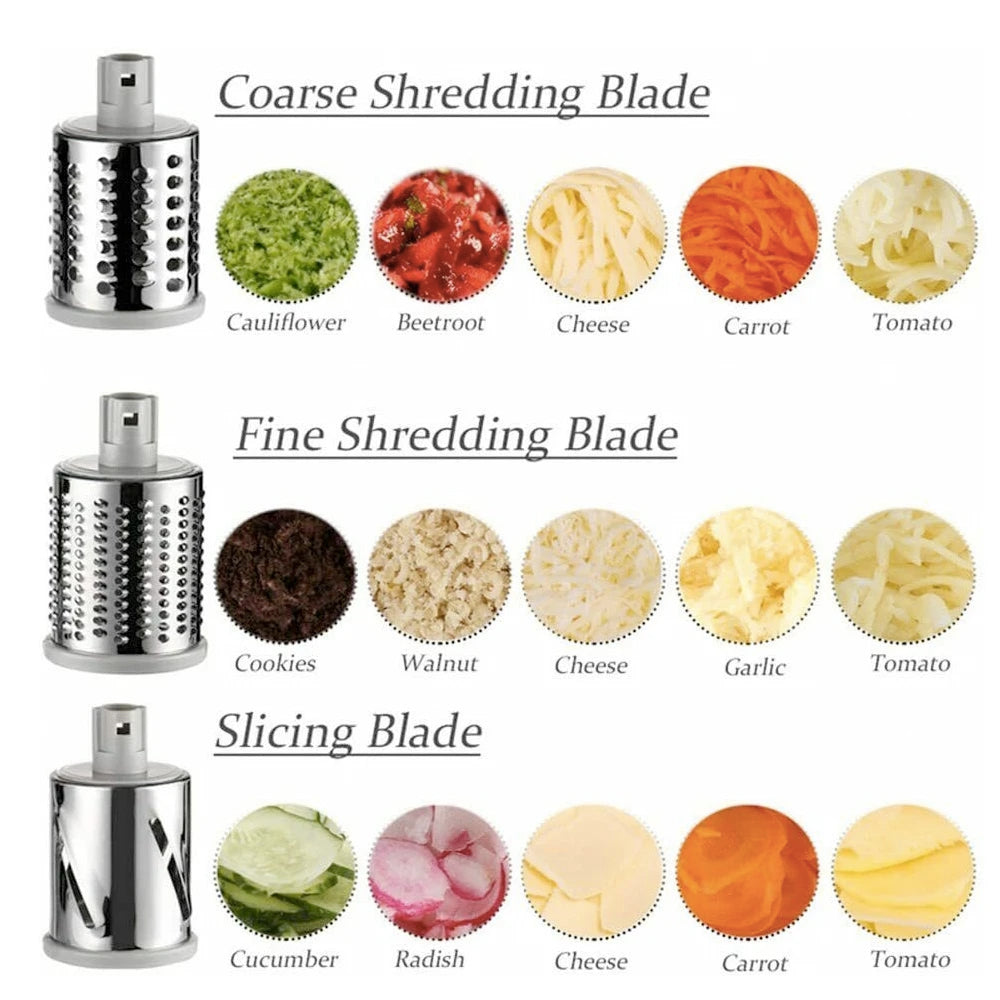 Multi-functional Stainless Steel Kitchen Slicer Grater Kit